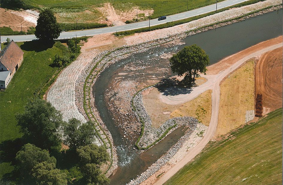 Lungwitzbach Sedimentfalle